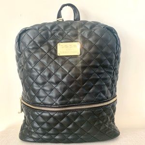BeBe Black quilted backpack New w/o tags